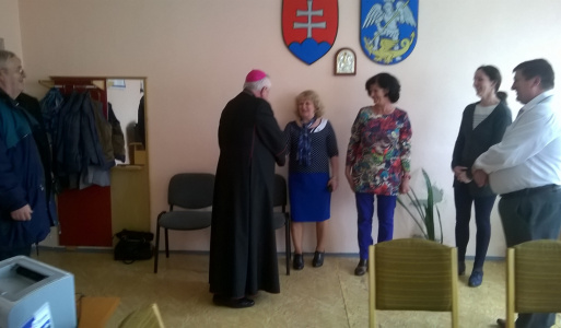Mons. Štefan Sečka - návšteva spišského biskupa na 