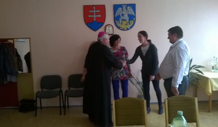 Mons. Štefan Sečka - návšteva spišského biskupa na