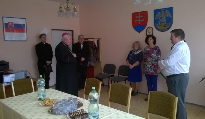 Mons. Štefan Sečka - návšteva spišského biskupa na