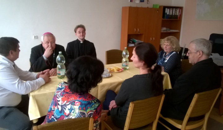 Mons. Štefan Sečka - návšteva spišského biskupa na