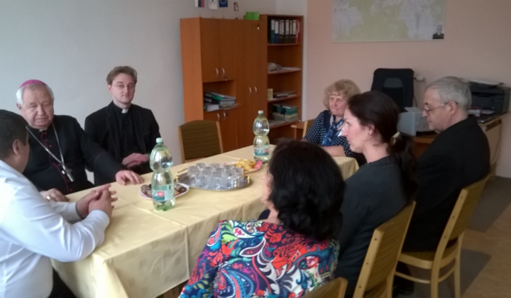 Mons. Štefan Sečka - návšteva spišského biskupa na