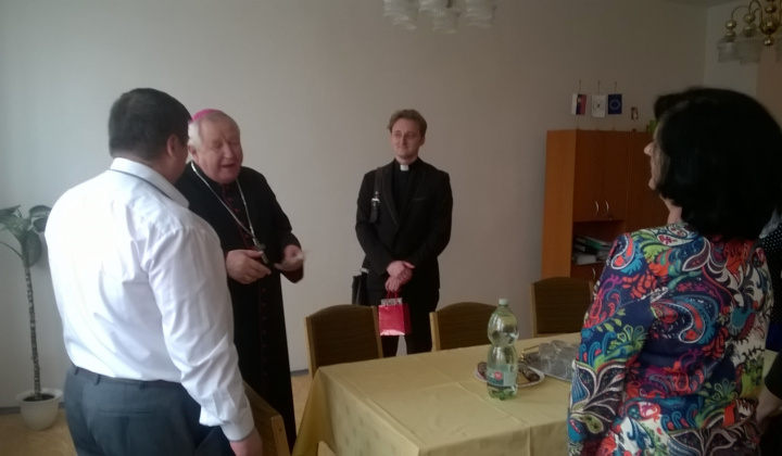 Mons. Štefan Sečka - návšteva spišského biskupa na