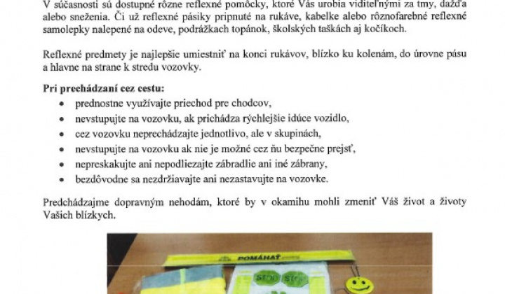 Aktuality / CHODCI, dbajte o svoju bezpečnosť! - foto