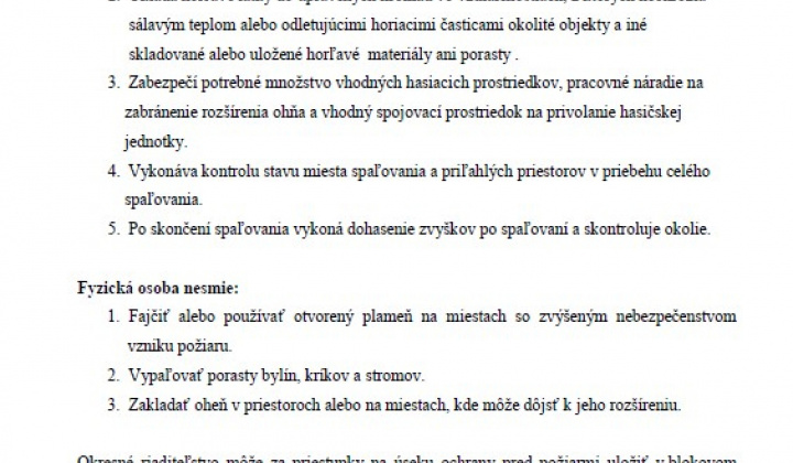Aktuality / Opatrenia na zabezpečenie ochrany lesov pre požiarmi v roku 2023 - foto