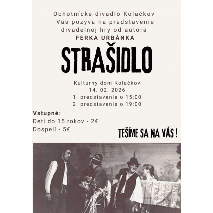 Menšia fotka pre článok STRAŠIDLO - pozvánka na predstavenie